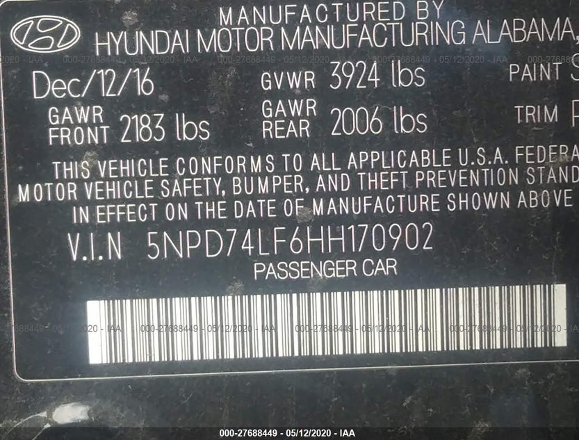 5NPD74LF6HH170902