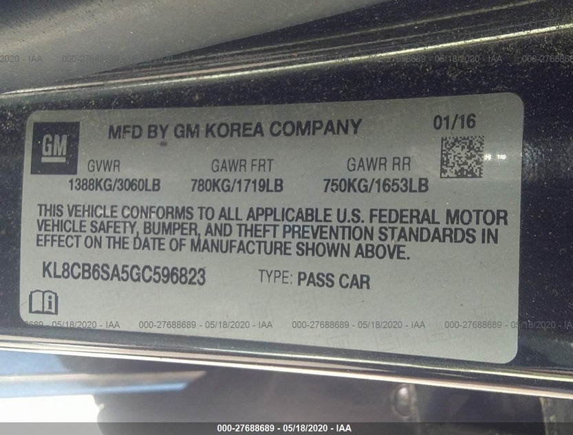 KL8CB6SA5GC596823