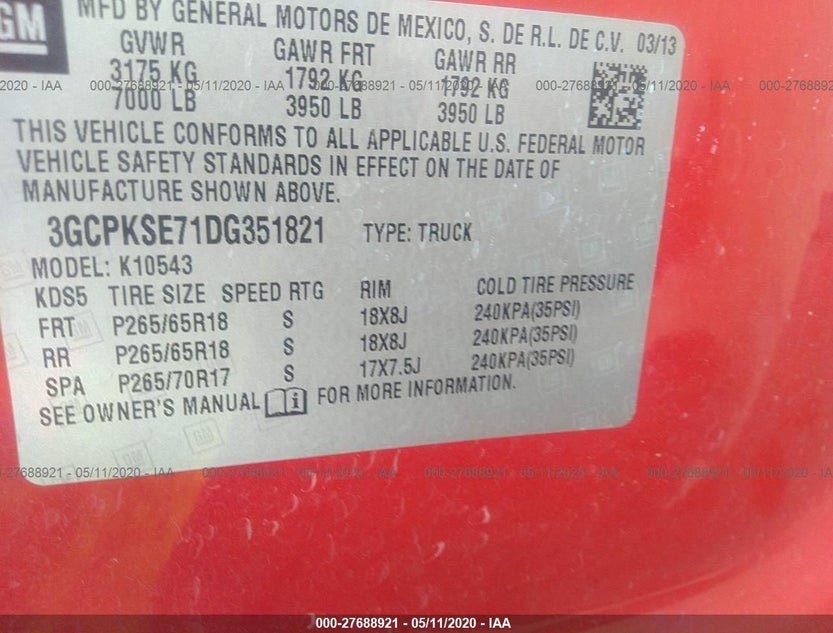 3GCPKSE71DG351821
