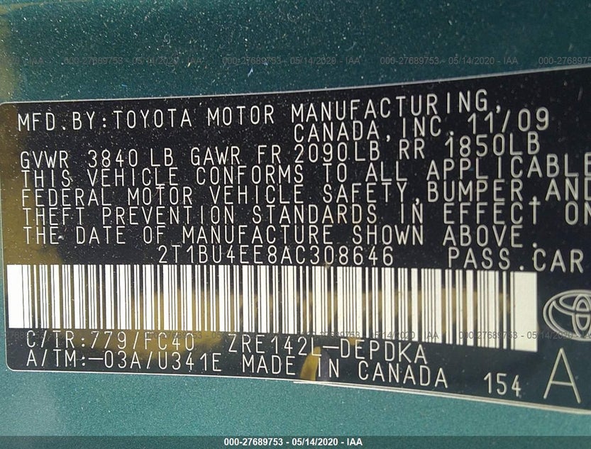2T1BU4EE8AC308646