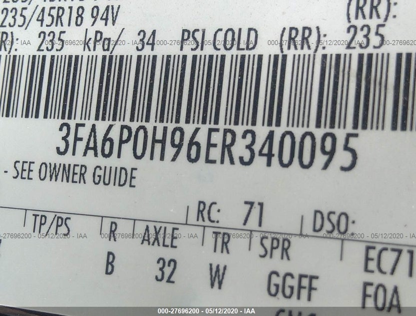 3FA6P0H96ER340095