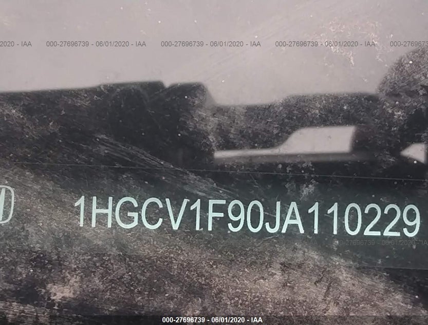 1HGCV1F90JA110229