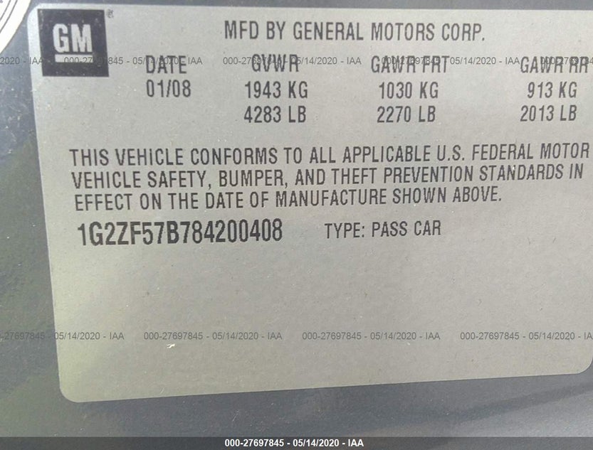 1G2ZF57B784200408
