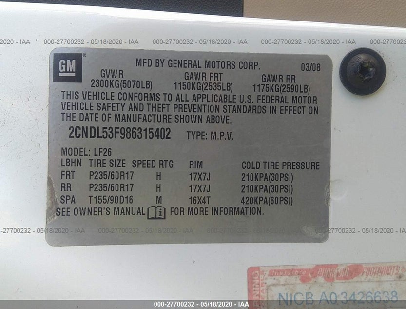 2CNDL53F986315402