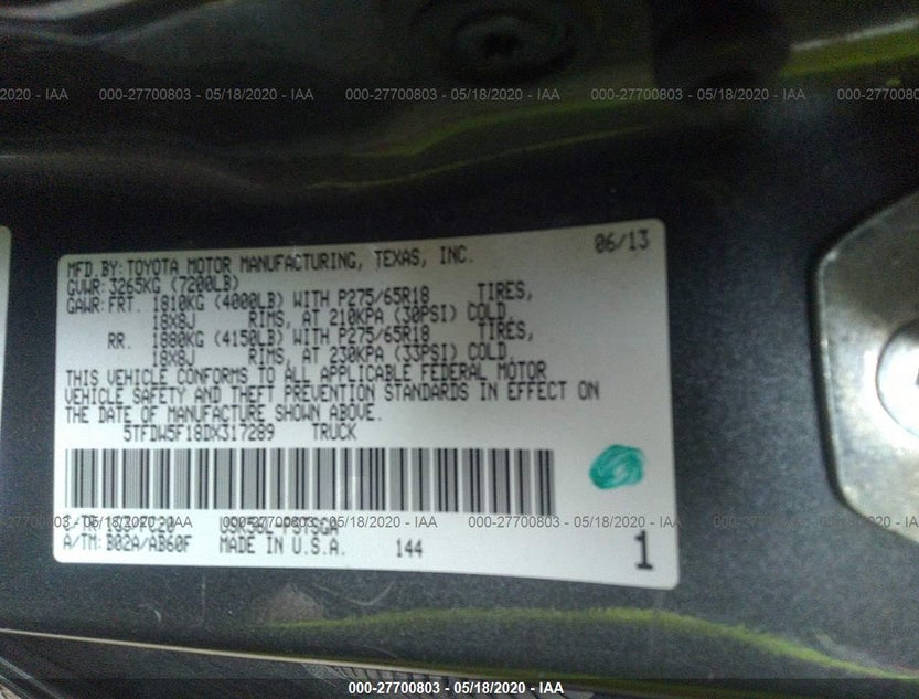 5TFDW5F18DX317289