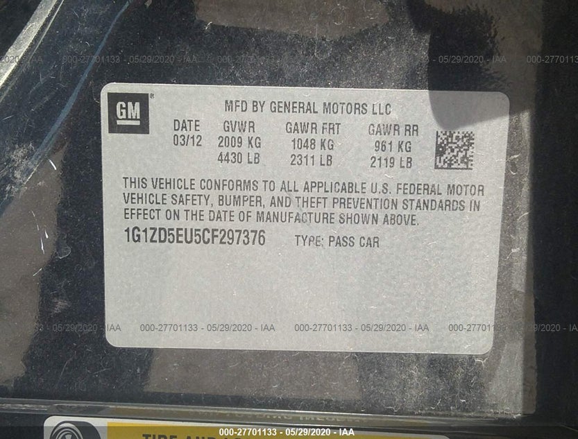 1G1ZD5EU5CF297376