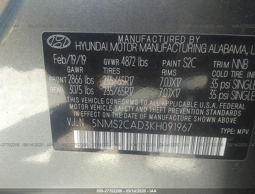 5NMS2CAD3KH091967