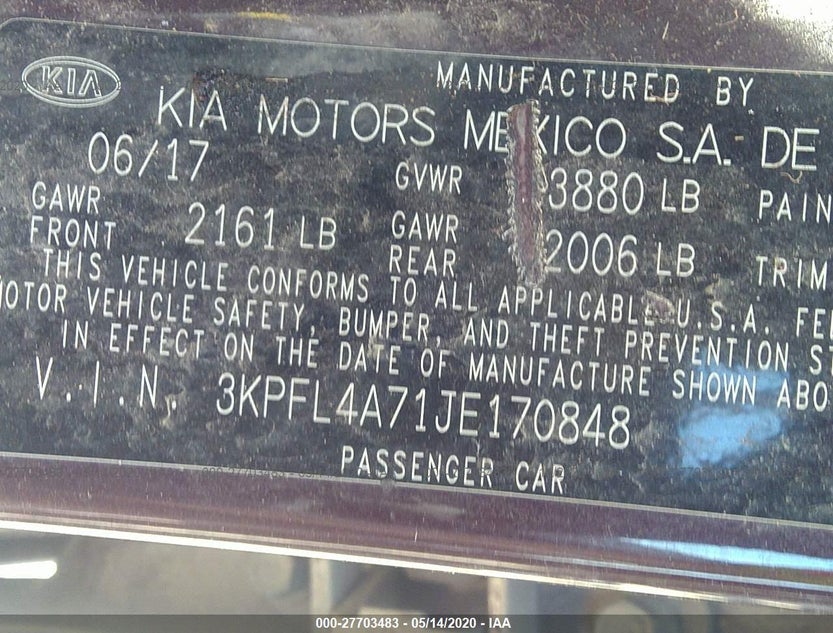 3KPFL4A71JE170848