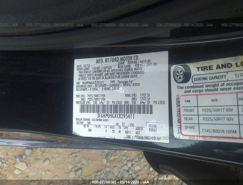 3FAHP0HGXCR295411