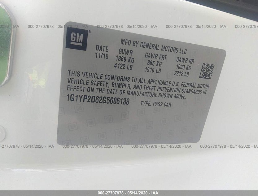 1G1YP2D62G5606138