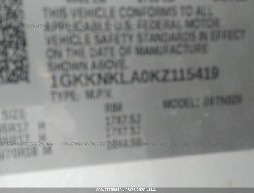 1GKKNKLA0KZ115419