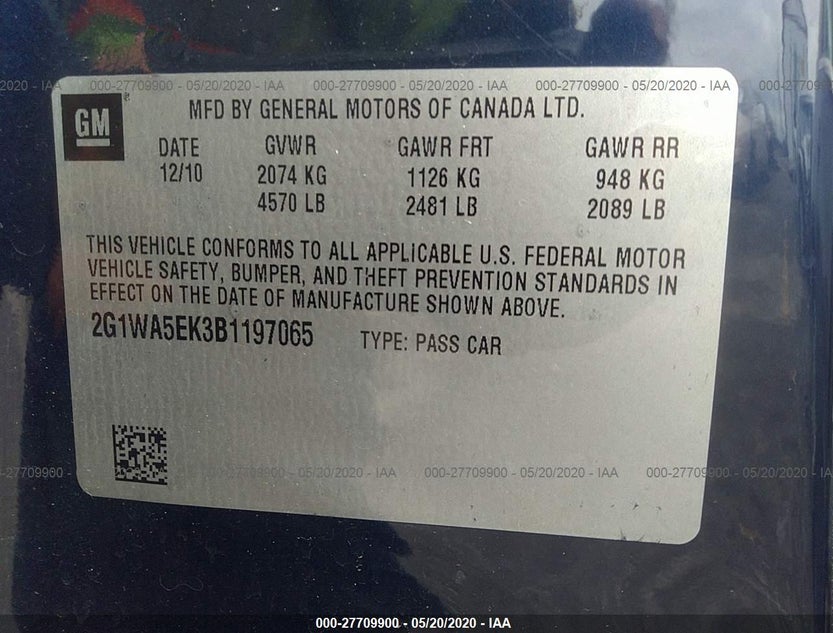 2G1WA5EK3B1197065