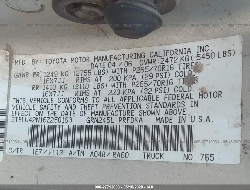 5TELU42N16Z250163
