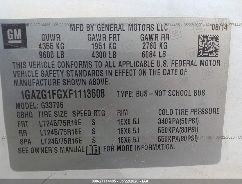 1GAZG1FGXF1113608