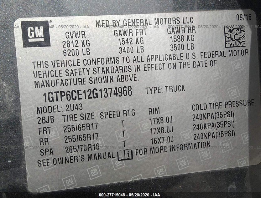 1GTP6CE12G1374968