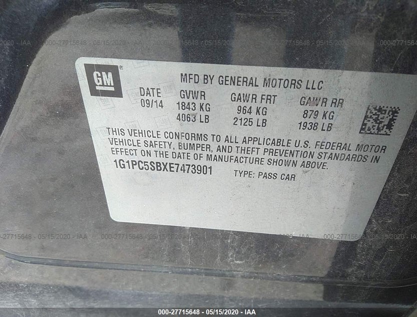 1G1PC5SBXE7473901