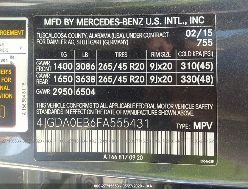 4JGDA0EB6FA555431