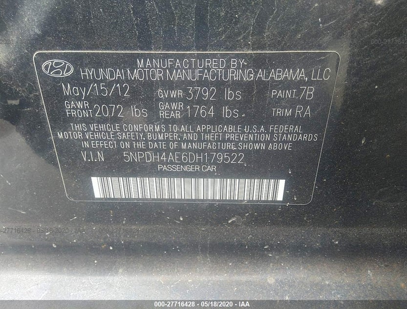 5NPDH4AE6DH179522