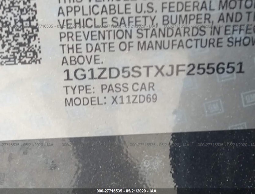 1G1ZD5STXJF255651