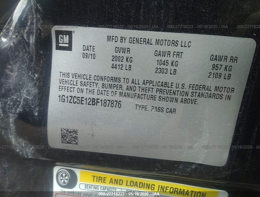 1G1ZC5E12BF187876