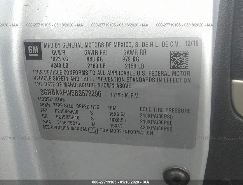 3GNBAAFW5BS578296