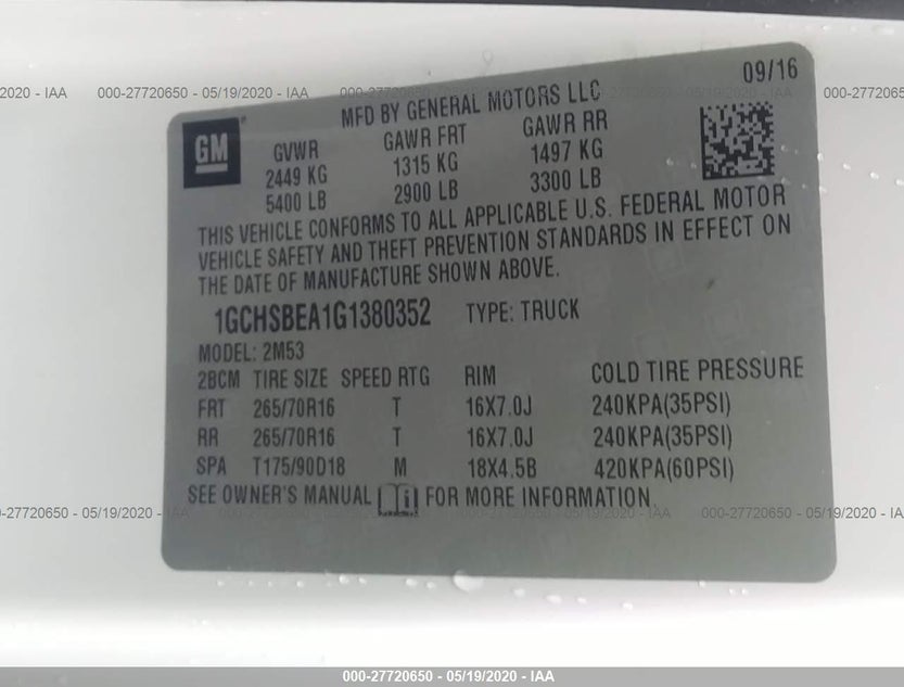 1GCHSBEA1G1380352