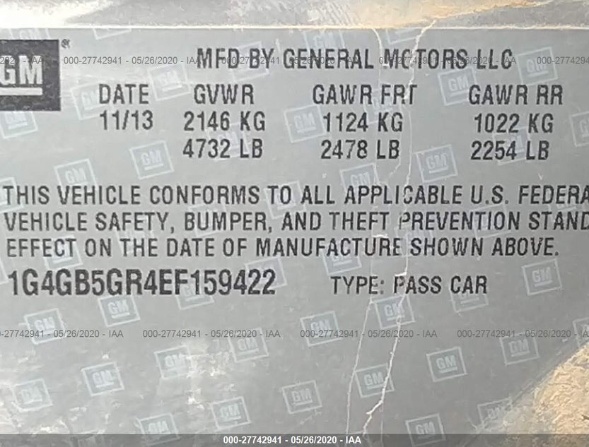 1G4GB5GR4EF159422