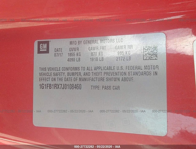 1G1FB1RX7J0108460