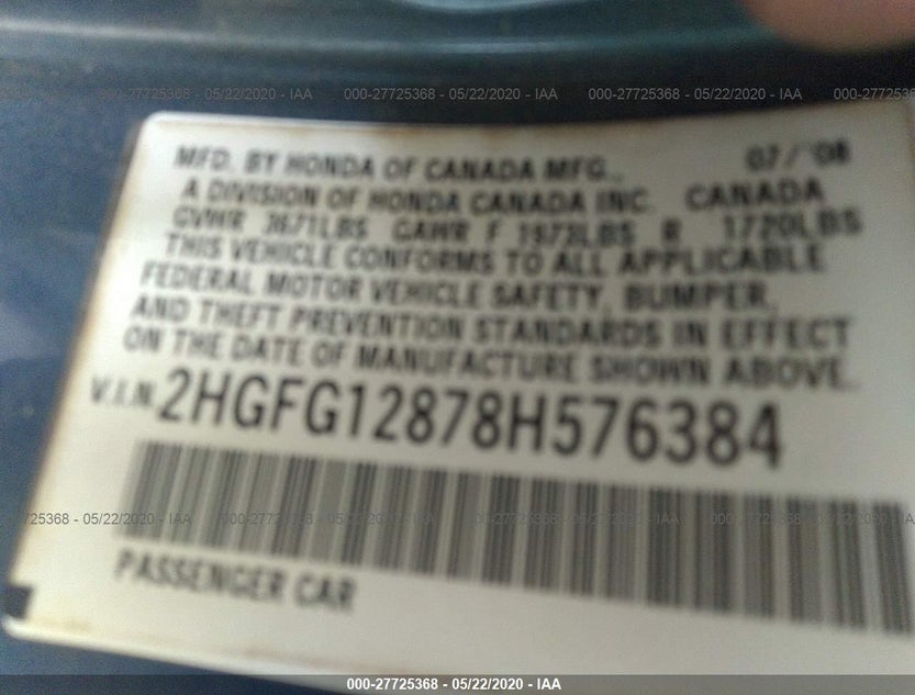 2HGFG12878H576384