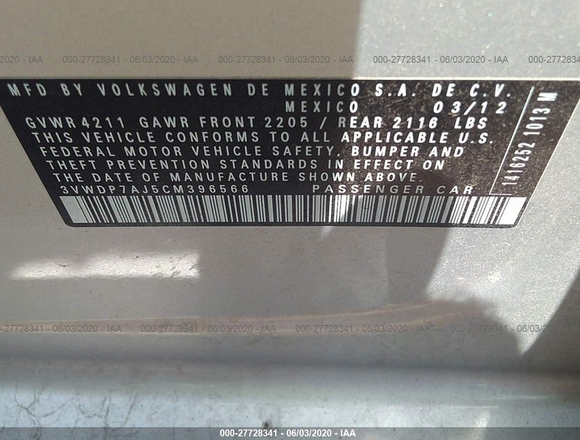 3VWDP7AJ5CM396566
