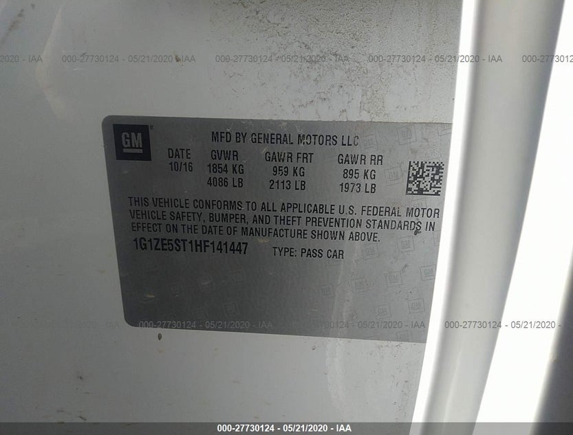 1G1ZE5ST1HF141447