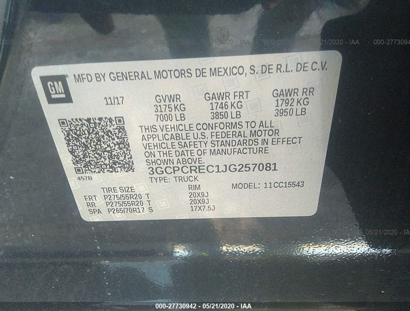3GCPCREC1JG257081