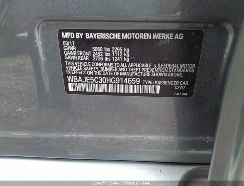WBAJE5C30HG914659