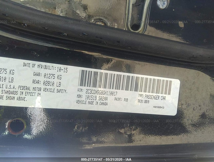2C3CDXBG8GH110017