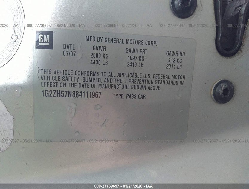 1G2ZH57N884111967
