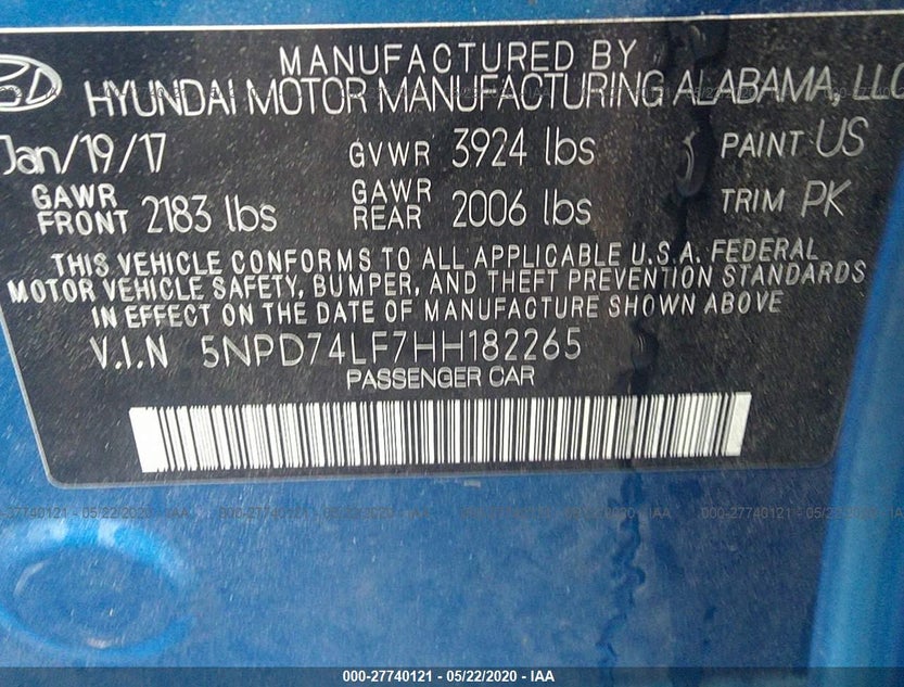 5NPD74LF7HH182265