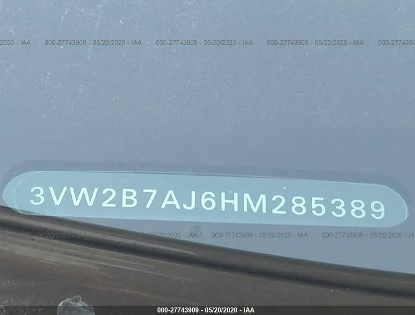 3VW2B7AJ6HM285389
