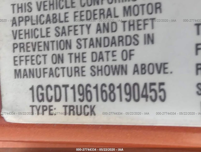1GCDT196168190455