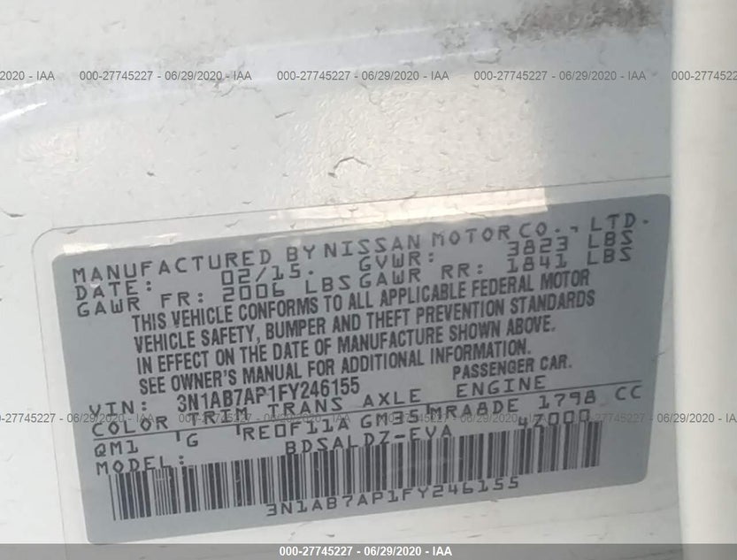 3N1AB7AP1FY246155