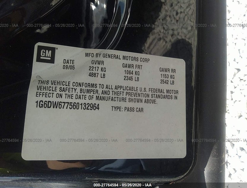 1G6DW677560132964