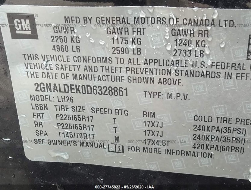 2GNALDEK0D6328861
