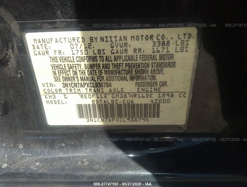 3N1CN7APXCL938794