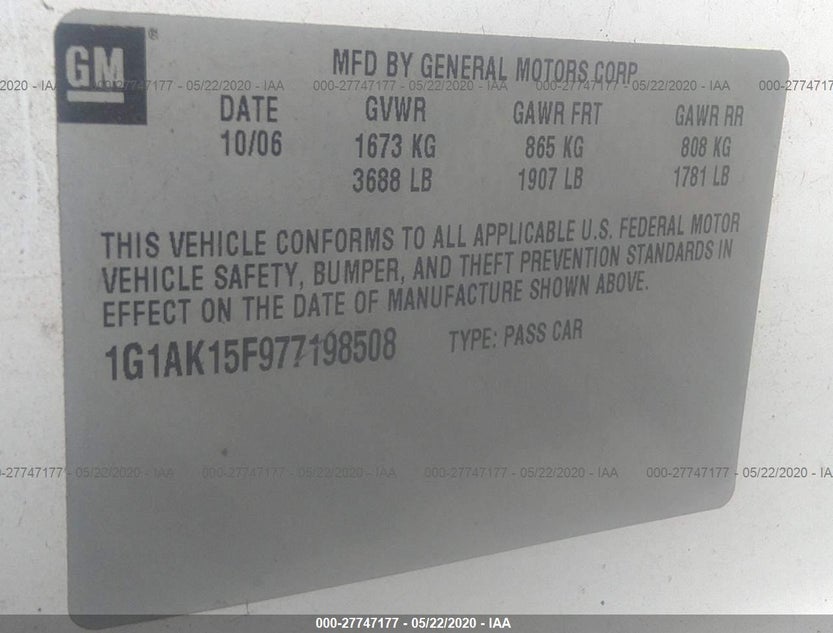 1G1AK15F977198508