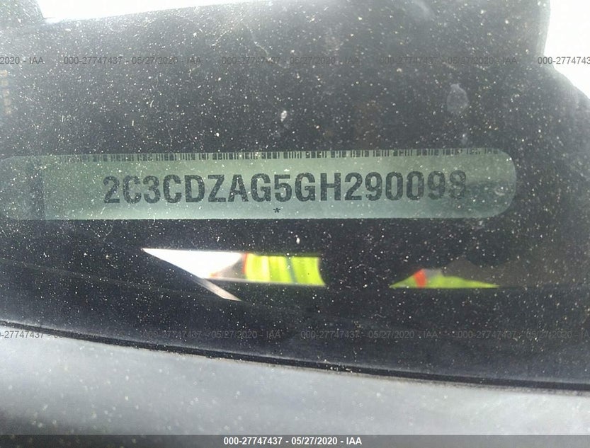 2C3CDZAG5GH290098