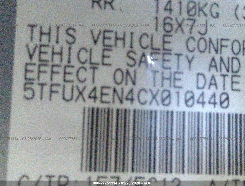 5TFUX4EN4CX010440