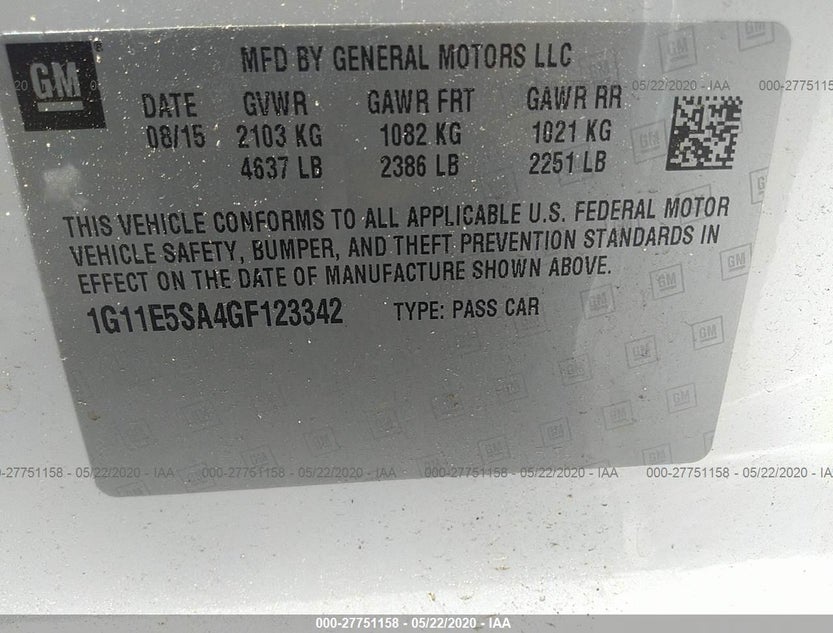1G11E5SA4GF123342