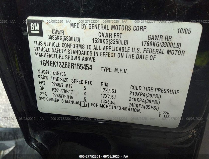 1GNEK13Z66R155454