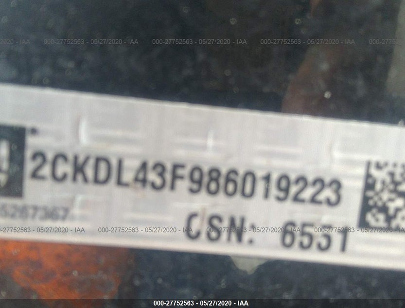 2CKDL43F986019223