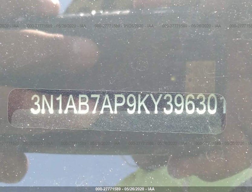 3N1AB7AP9KY396301