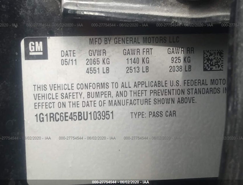 1G1RC6E45BU103951